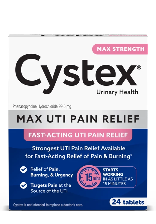 Cystex Max Strength UTI Relief Package