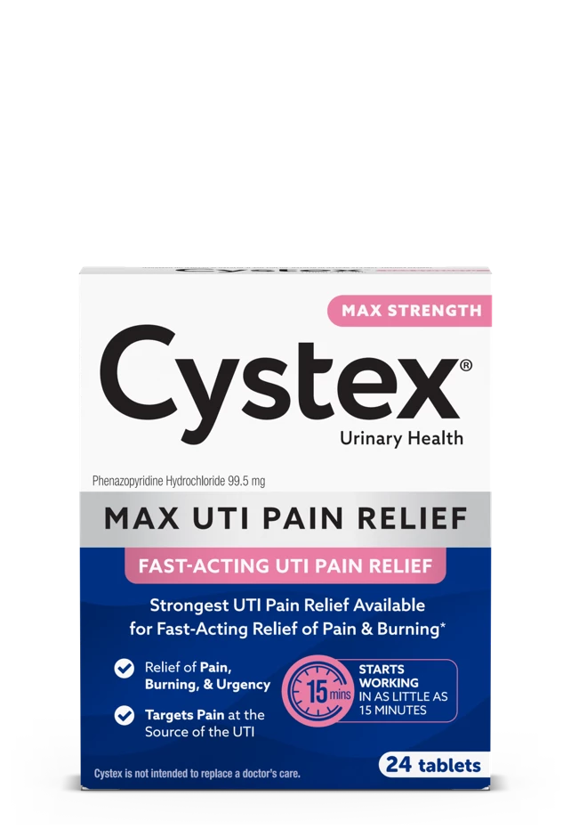 Cystex Max Strength Pain Relief UTI Bacteria Control