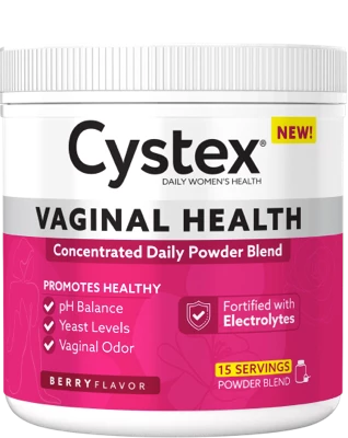 Cystex Vaginal Wellness Powder Container